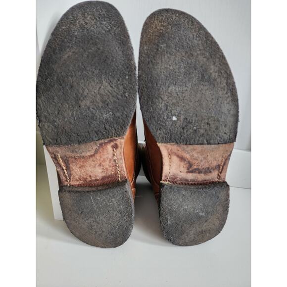 Johnston & Murphy Men’s SZ‎ 10 Forrester Cap Toe Boot Tan Calfskin 27-1776 main image 6